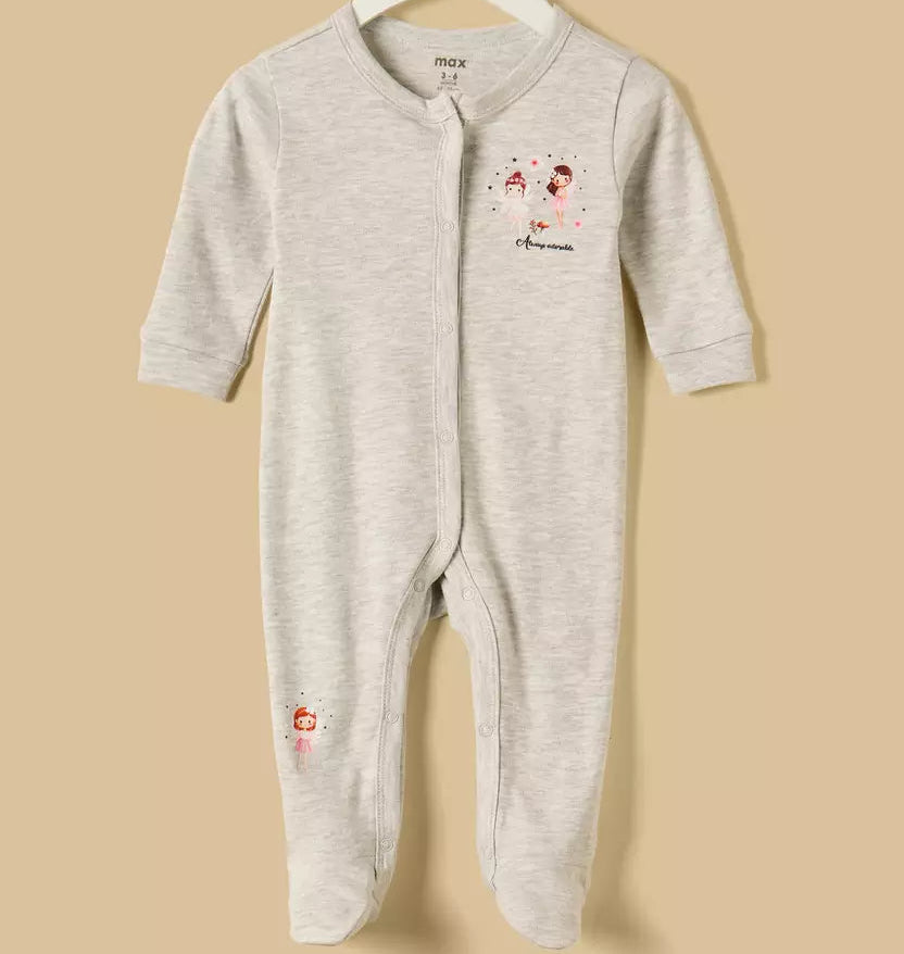 MAX-Pack of 2 - Fairy Print Sleepsuit
