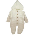 WOOLEN ROMPER WITH HOOD