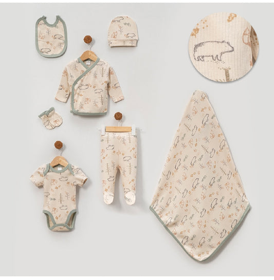 Light knitted 7pc welcome set