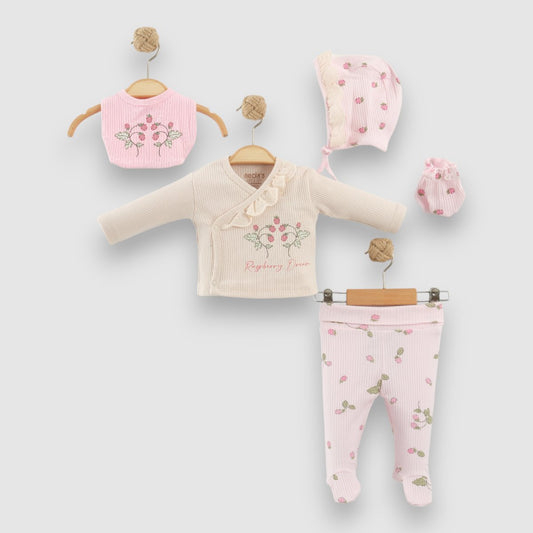Light knitted 5pc welcome set