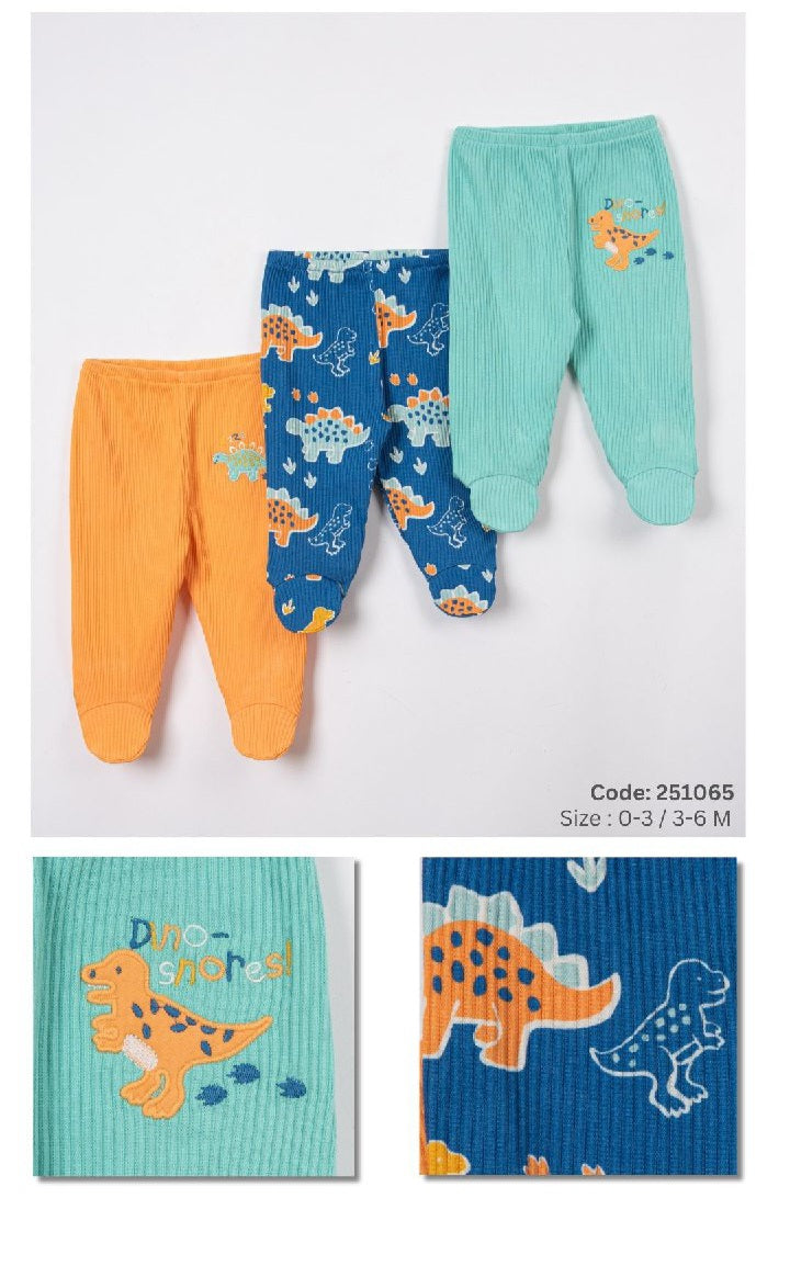 PACK OF THREE SETS - Ribbed