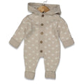 WOOLEN ROMPER WITH HOOD
