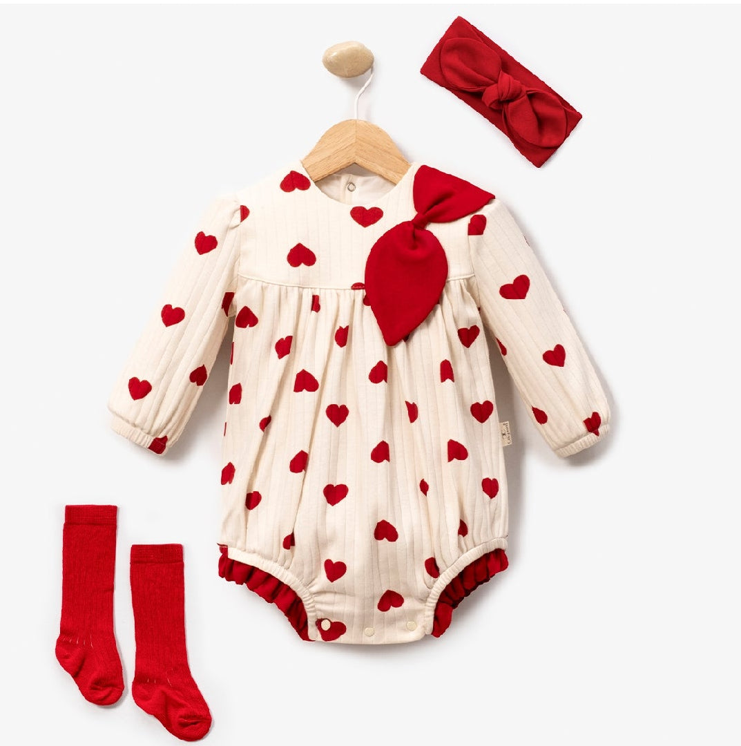 MC- DOUBLE LAYERED 3PC DRESS SET