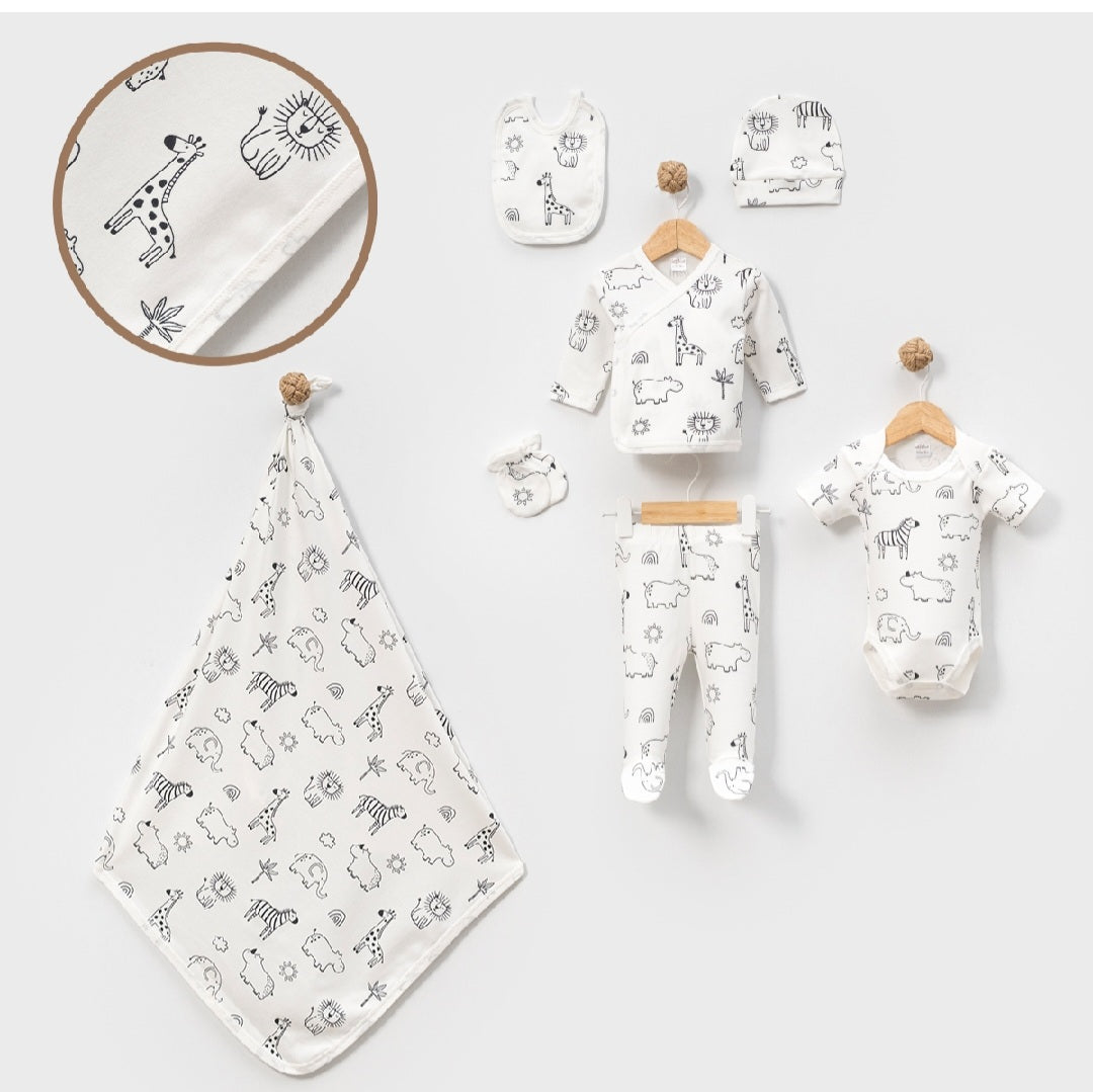cotton 7pc welcome set