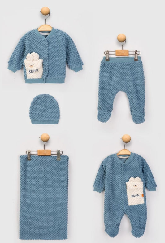 BB - PLUSH FLEECE - 5pc welcome set