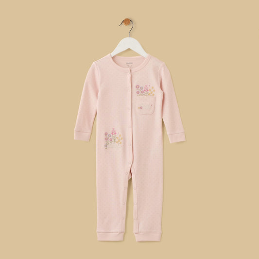 MAX-Embroidered Sleepsuit