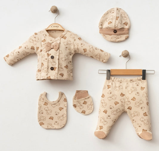 Light knitted 5pc welcome set