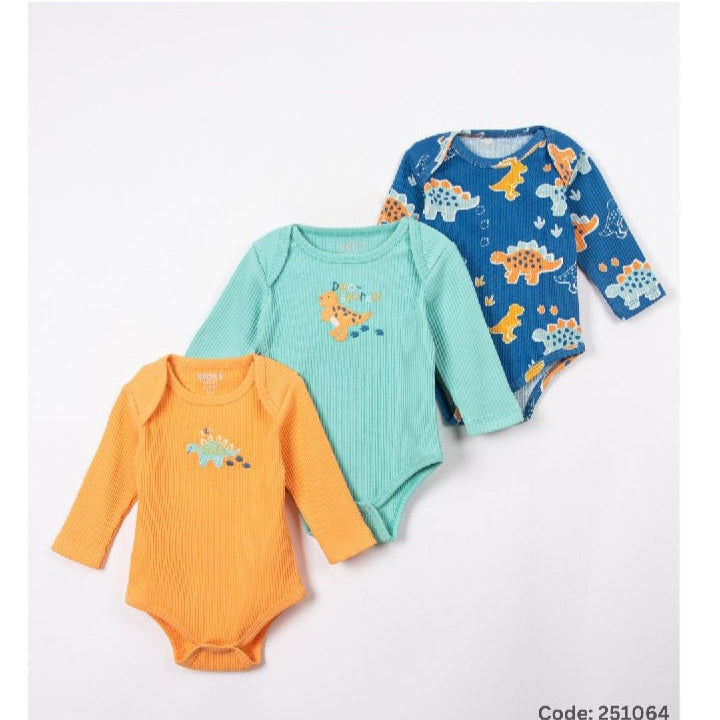 PACK OF THREE SETS - Ribbed