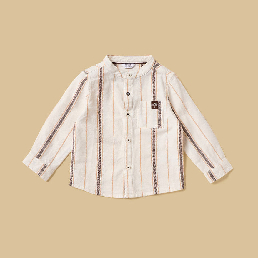 MAX-Striped Shirt with Bodysuit and Pants
