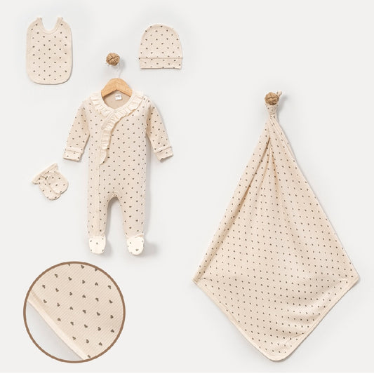 Light knitted 5pc welcome set