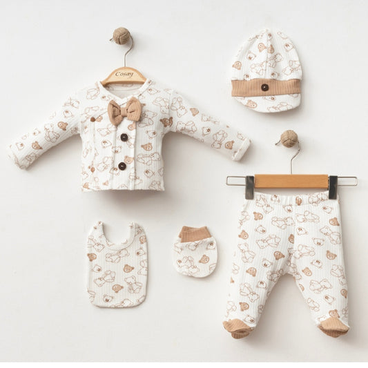 Light knitted 5pc welcome set