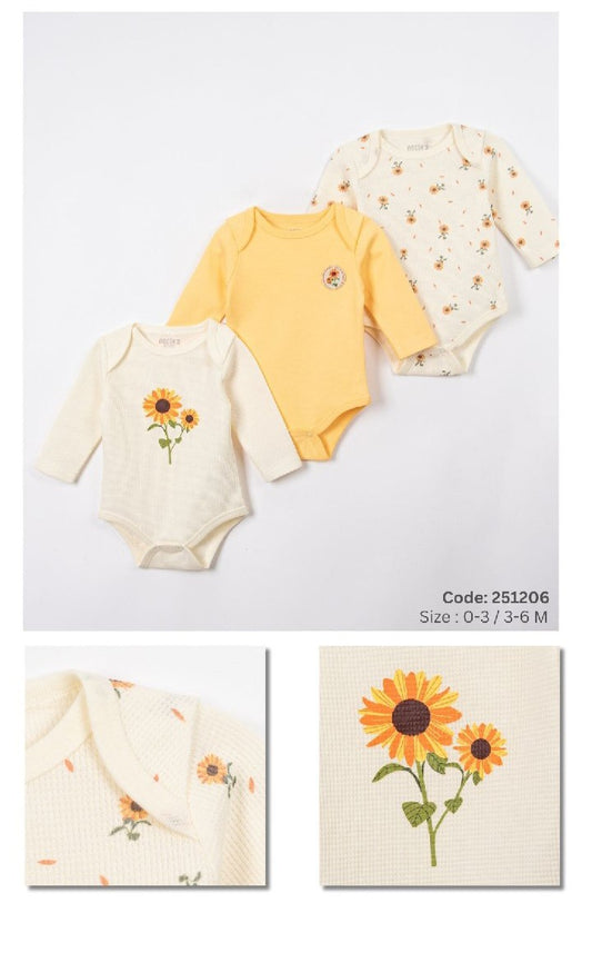 PACK OF THREE SETS - Ribbed