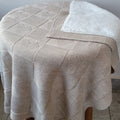 KNITTED DOUBLE SIDED SHERPA - baby blanket