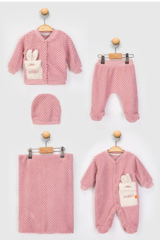 BB - PLUSH FLEECE - 5pc welcome set