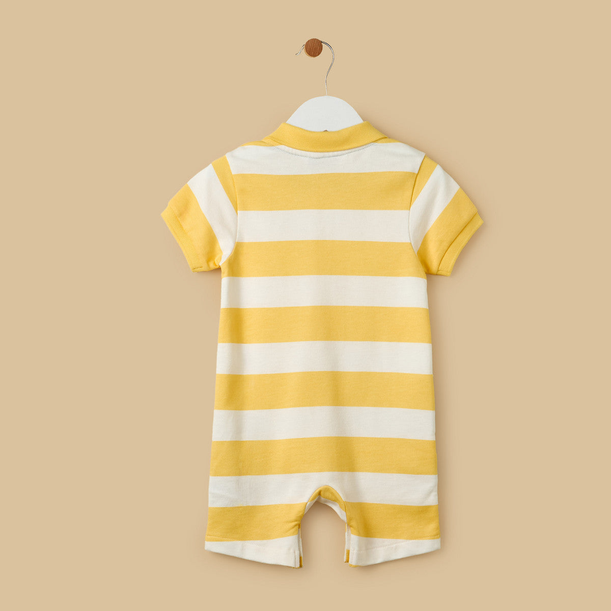 MAX-Stitch Print Cotton Romper