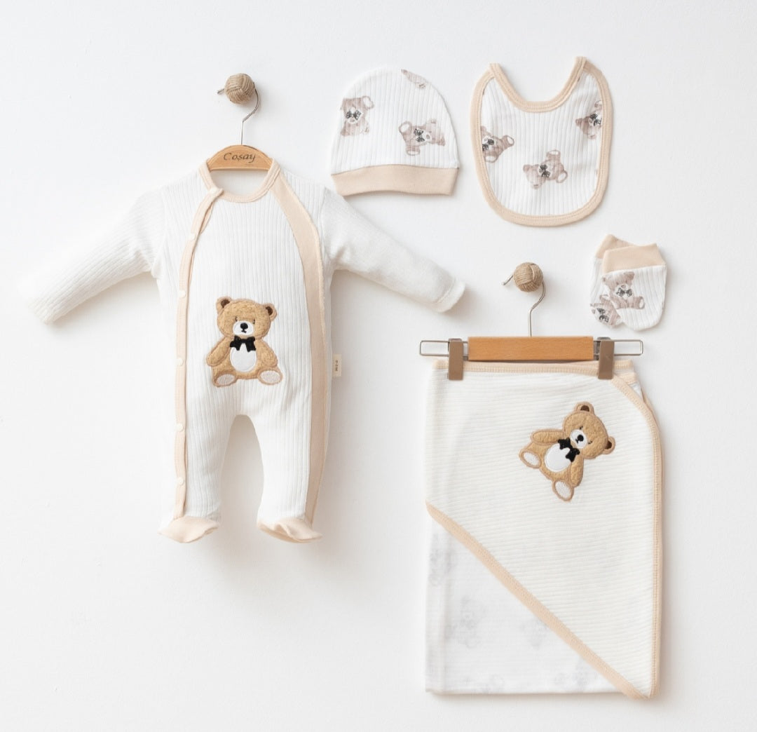 CB - RIBBED - 5pc welcome set