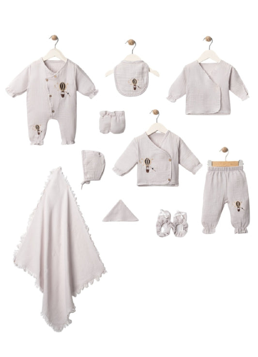 AIR BALLOON - PREMIUM MUSLIN WELCOME SET