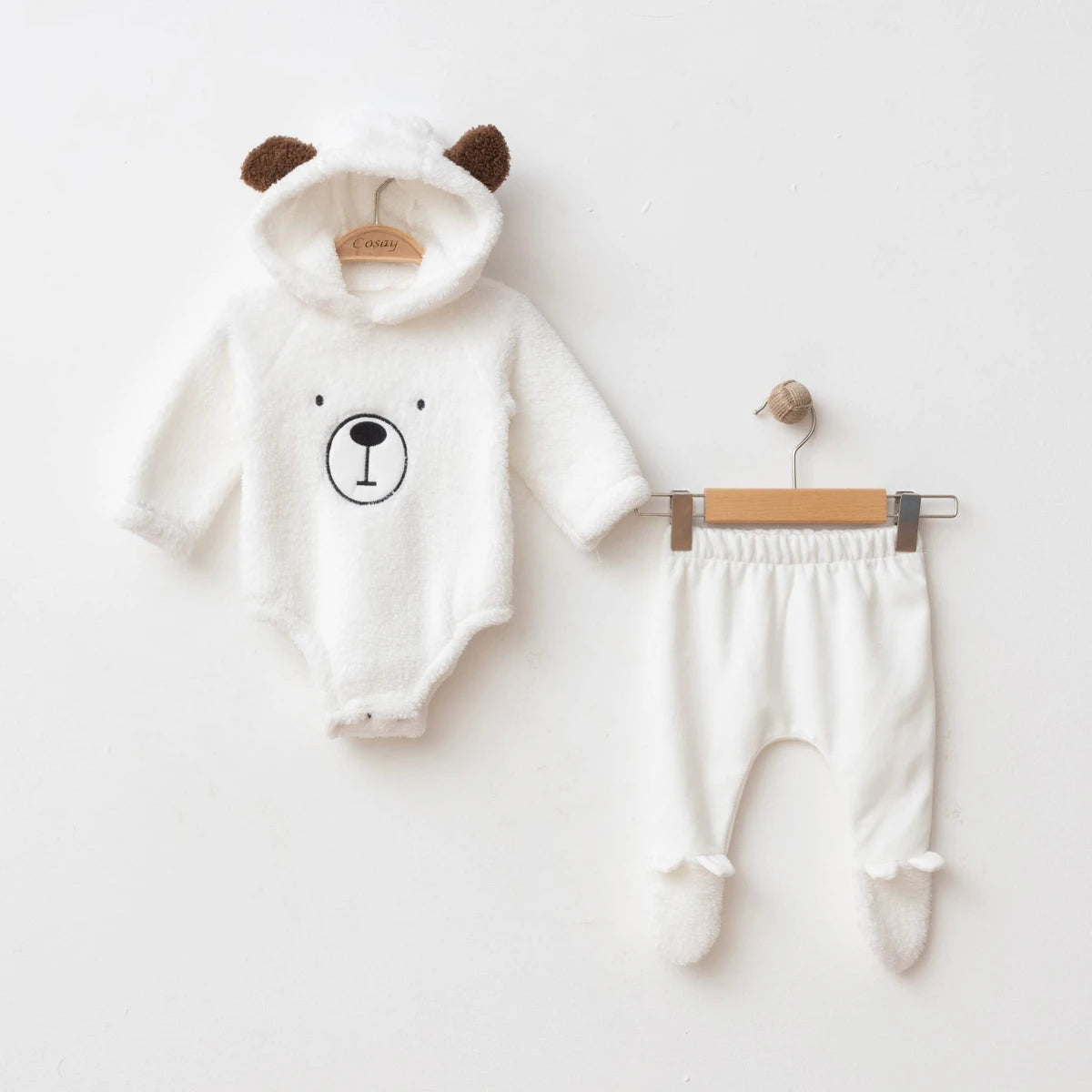 2PC FLEECE BEAR SET